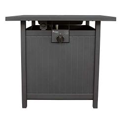 22597 Welsey Gas Fire Table, Black