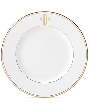 874123 13 Federal Gold Mono Block Dinnerware Platter - D