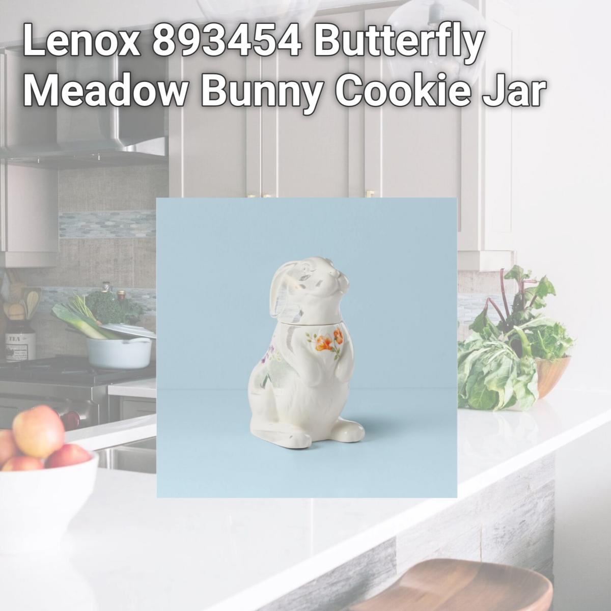 Picture of Lenox 893454 Butterfly Meadow Bunny Cookie Jar