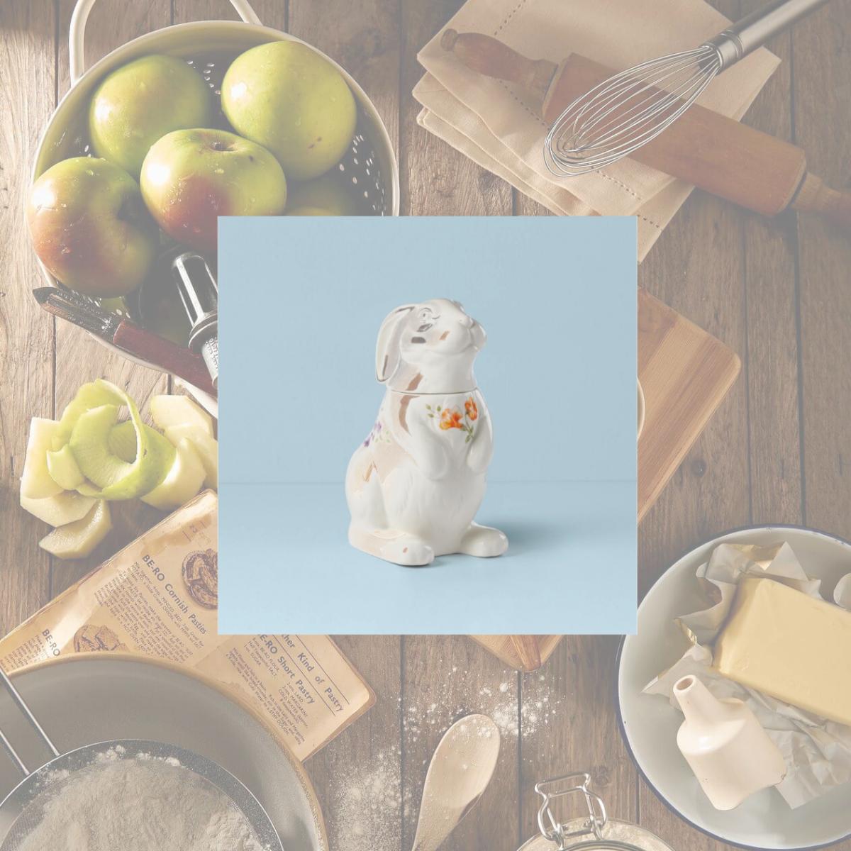 Picture of Lenox 893454 Butterfly Meadow Bunny Cookie Jar