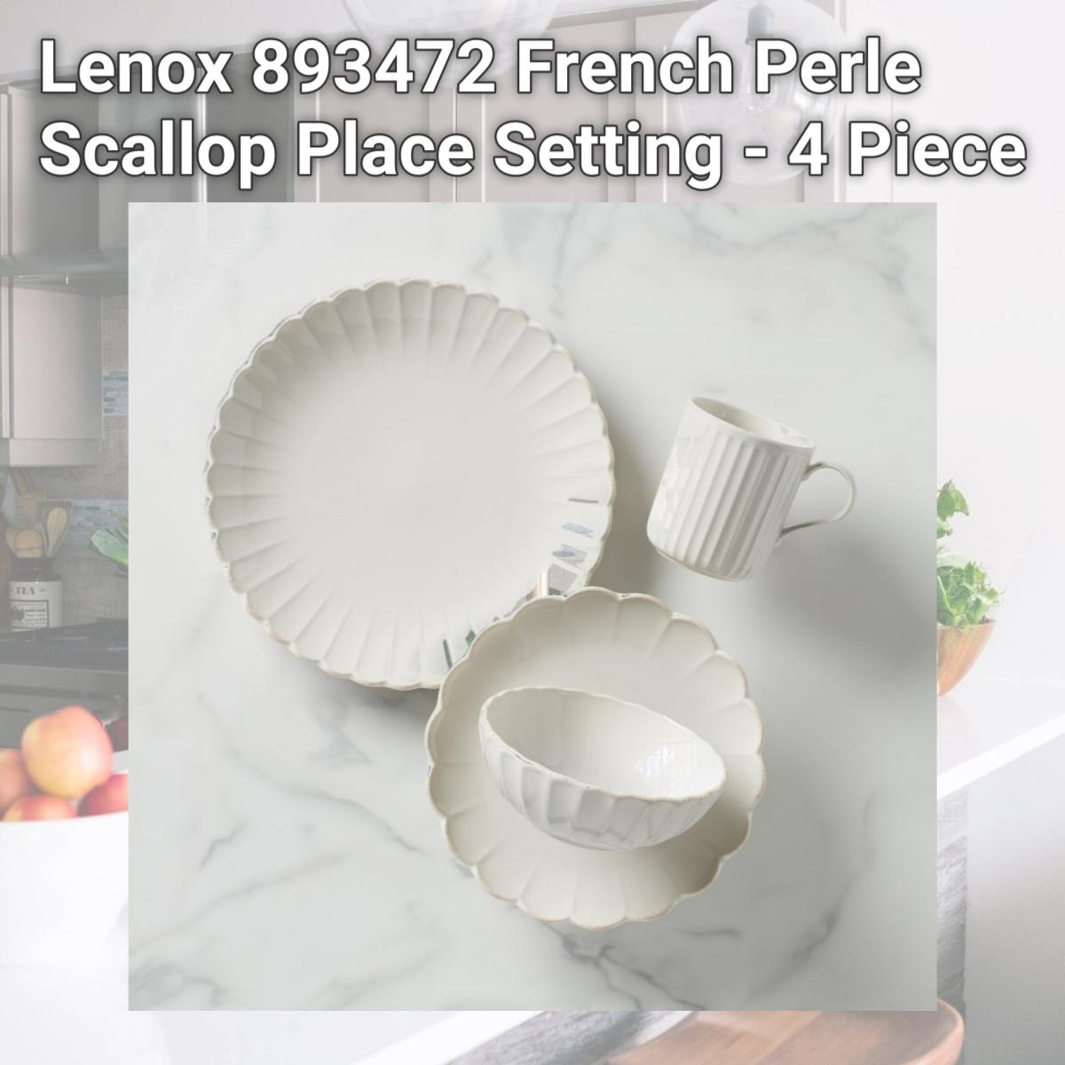 Picture of Lenox 893472 French Perle Scallop Place Setting - 4 Piece