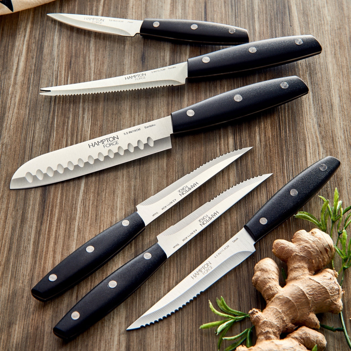 HMC01B008C Atlantis Cutlery Knife Block Set, 20 Piece