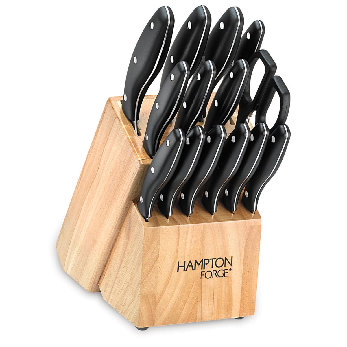 HMC01B233C Rochester Cutlery Knife Block Set, 15 Piece