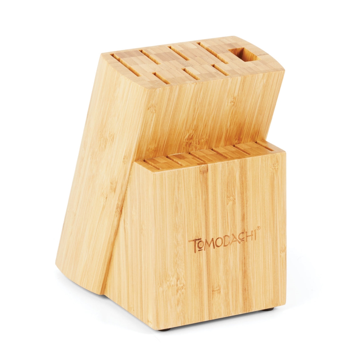 896229 Natural Harvest Slate Cutlery Knife Block Set, 15 Piece