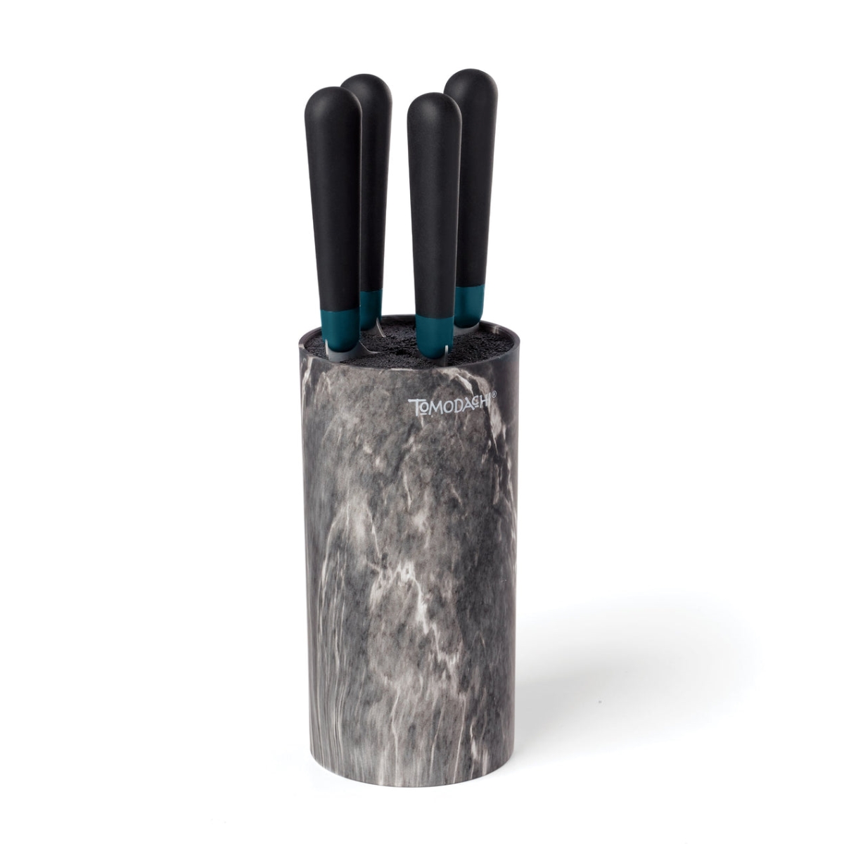 897344 Keen Black Marble Cutlery Knife Set, 5 Piece