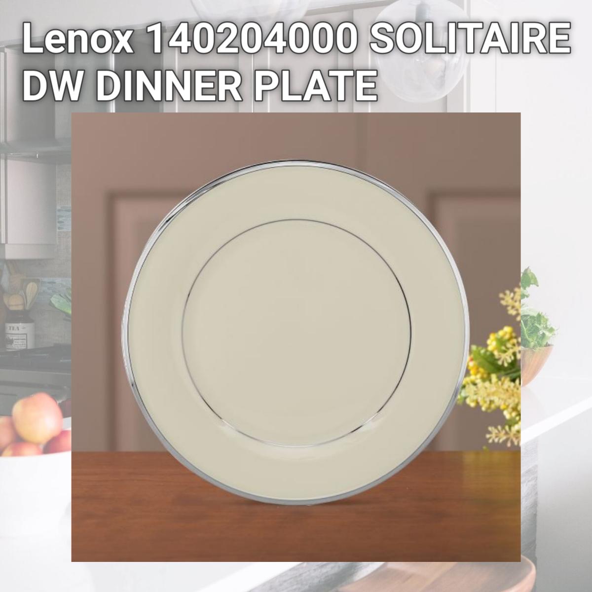 Picture of Lenox 140204000 SOLITAIRE DW DINNER PLATE 