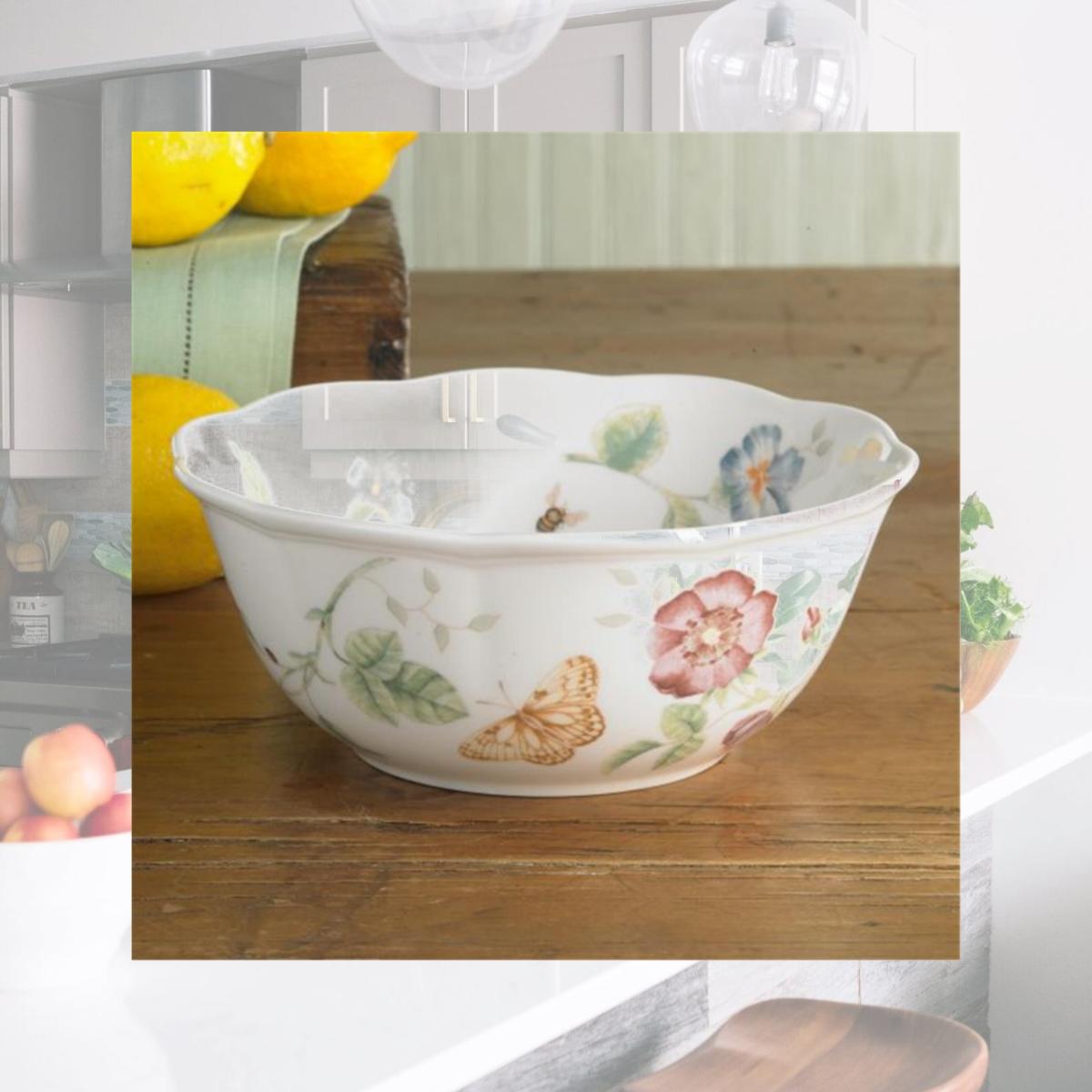 Picture of Lenox 788576 BUTTERFLY MDW DW LG ALL PURPOSE BWL 