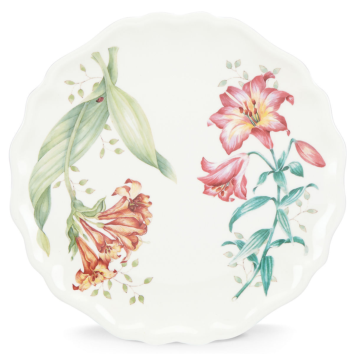 855585 Butterfly Meadow Melamine Dinnerware Accent Plate, 3 Mm X 9 Dia.