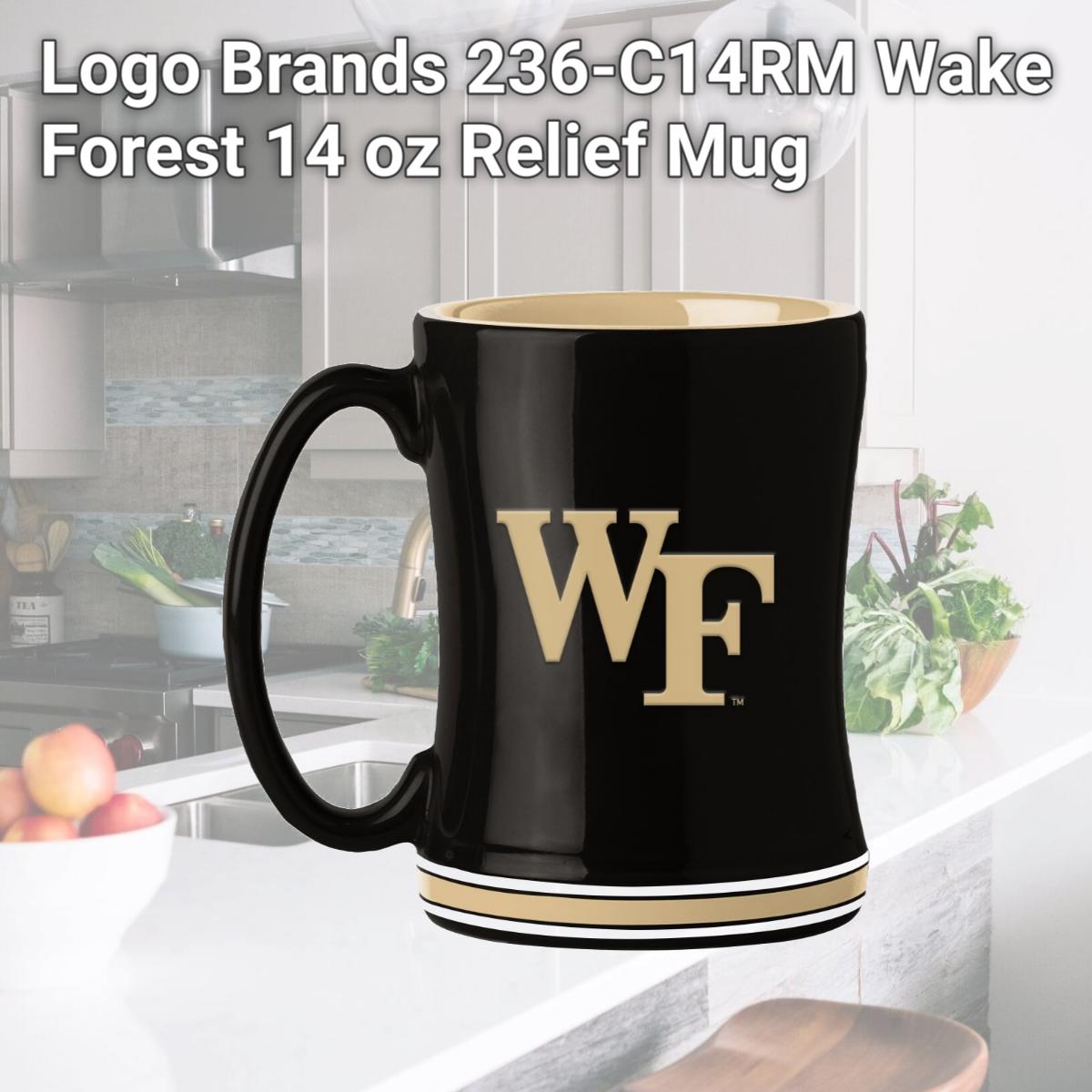 Picture of Logo Brands 236-C14RM Wake Forest 14 oz Relief Mug
