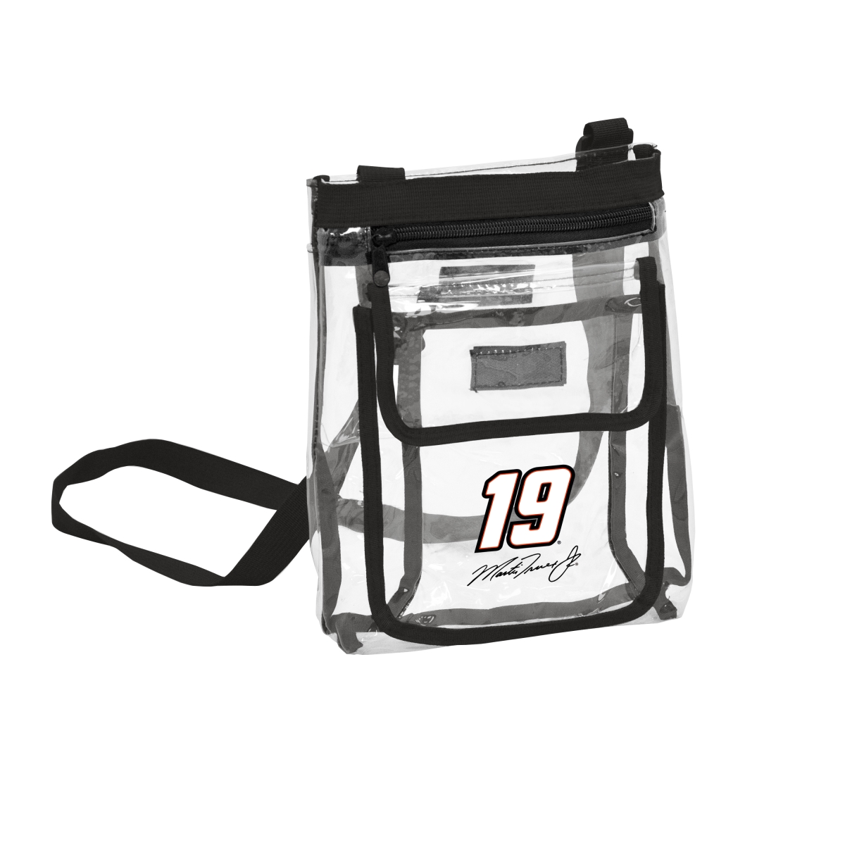 800-MT19-66P Martin Truex Jr Clear Crossbody