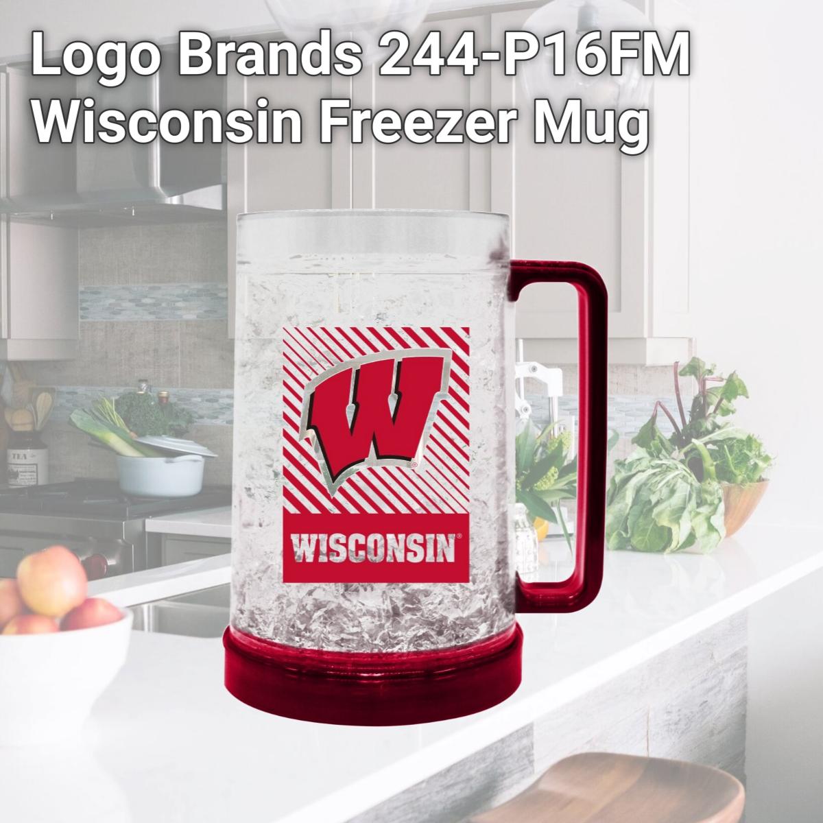 Picture of Logo Brands 244-P16FM Wisconsin Freezer Mug