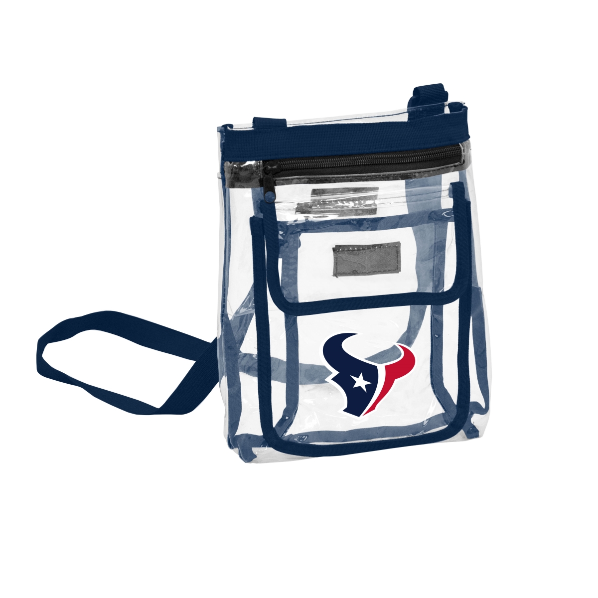 613-66P Houston Texans Clear Crossbody Bag