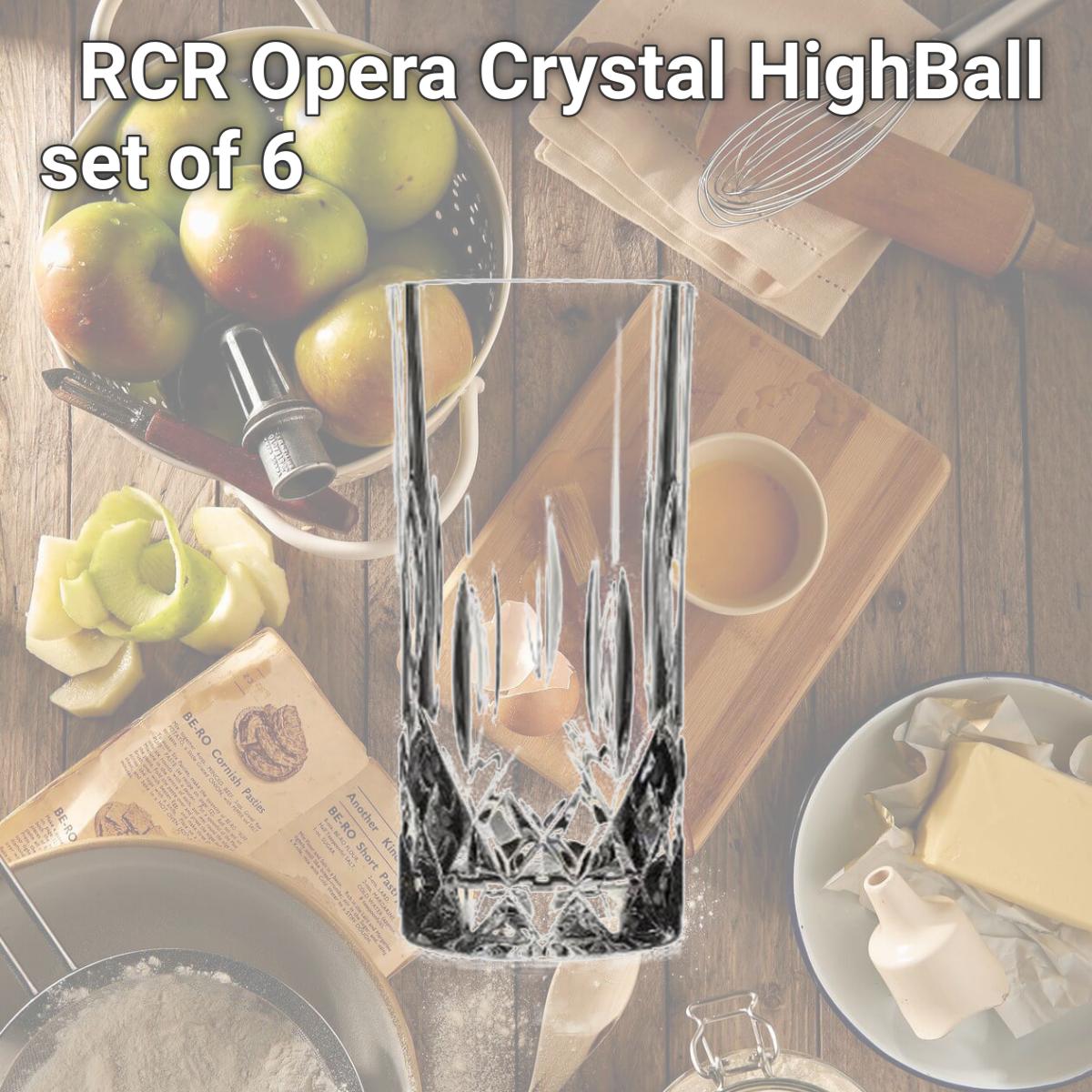 Picture of Lorenzo Imports 237910 RCR Opera Crystal HighBall set of 6