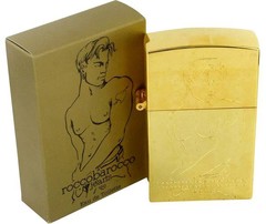 1119 0.21 Oz Roccobarocco Gold Jeans Mini Perfume For Men