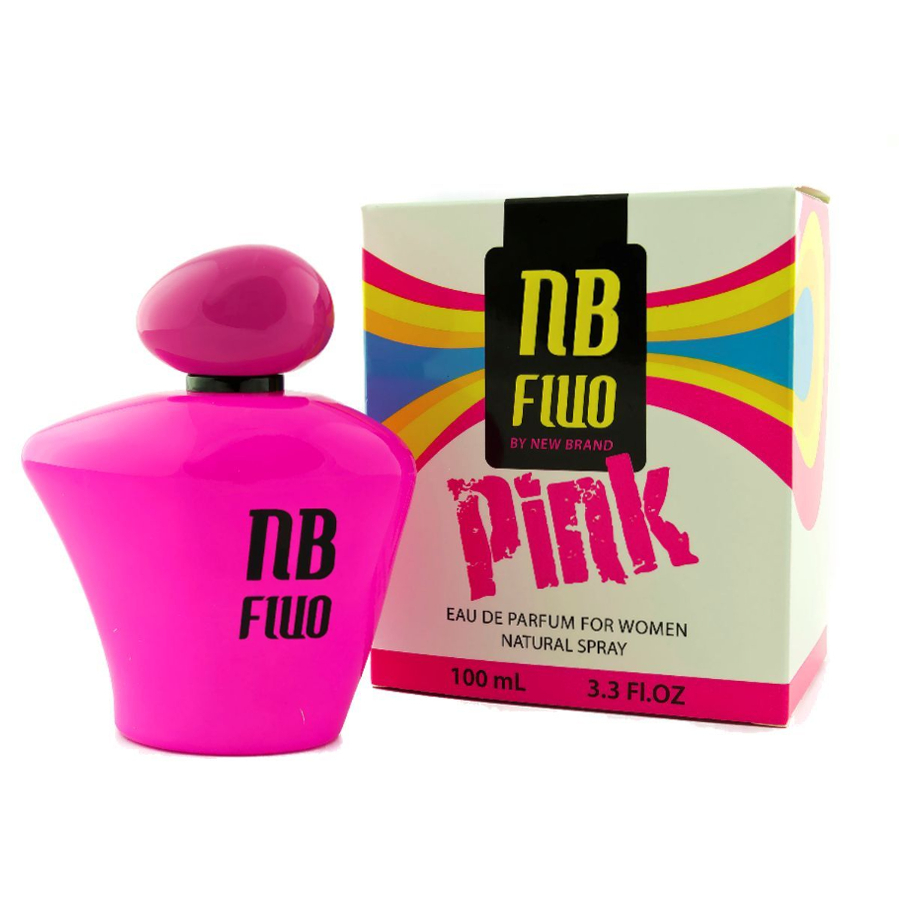 New Brand 17257 3.3 Oz Fluo Pink By New Brand Eau De Parfum For Women