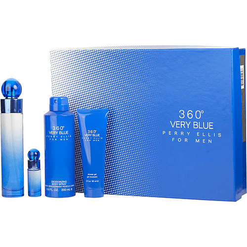 17391 360 Very Blue By Gift Set - 4 Piece
