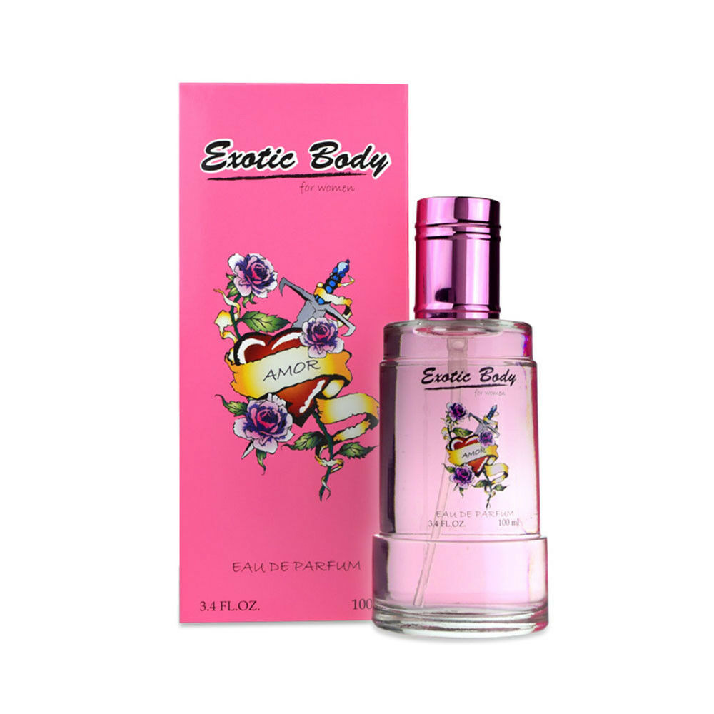 12149 3.4 Oz Exotic Body Amor Eau De Parfum Spray For Women