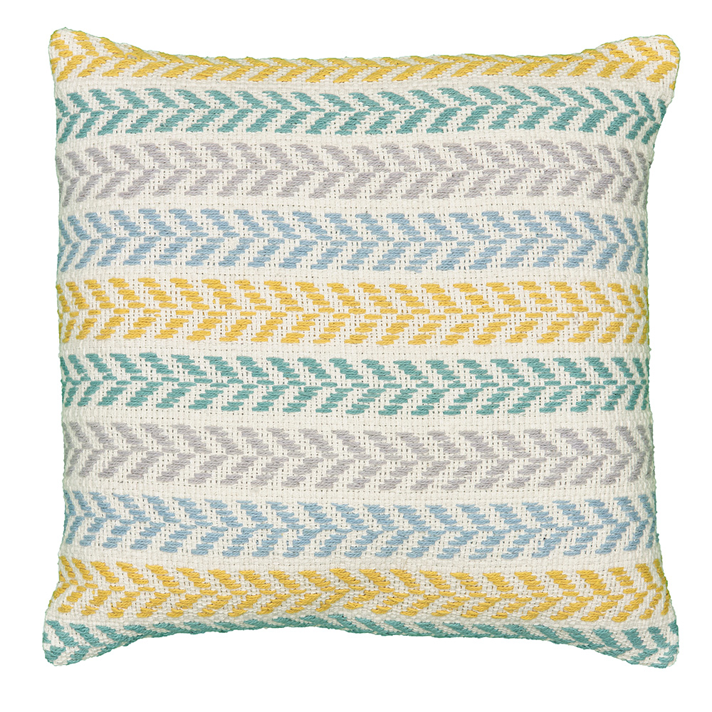 Pillo03455ygn1616 18 X 18 In. Square Pillow , Yellow & Green