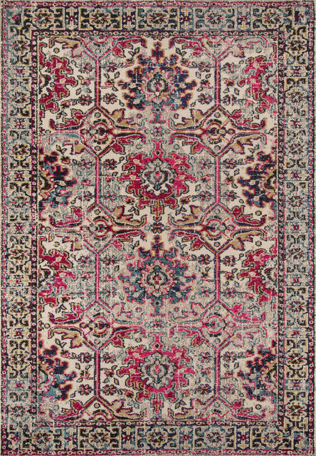 Mirag81563crm2277 Detailed Traditional Runner Rug, Multi Color - 2 Ft. 2 In. X 7 Ft. 7 In.