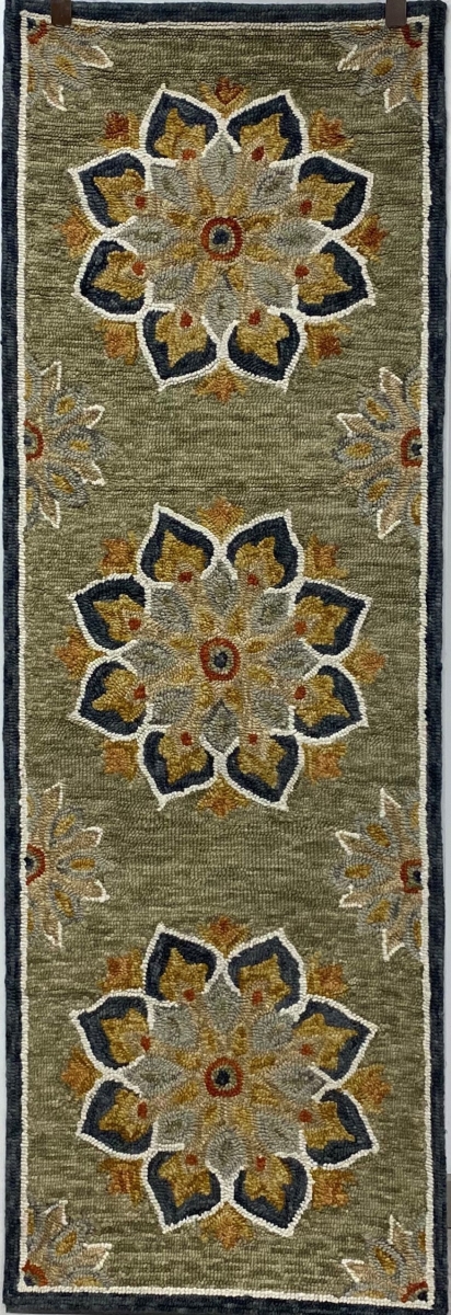 UPC 843948000127 product image for RUGSA99648CHM2369 2 ft. 3 in. x 6 ft. 9 in. Zeno Blooming Oriental Medallion Run | upcitemdb.com