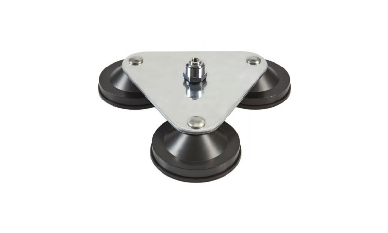 UPC 738791000069 product image for 3-4 in. Triple Magnet Aluminum Mount with HD SO-239 Stud - Black & Silver | upcitemdb.com