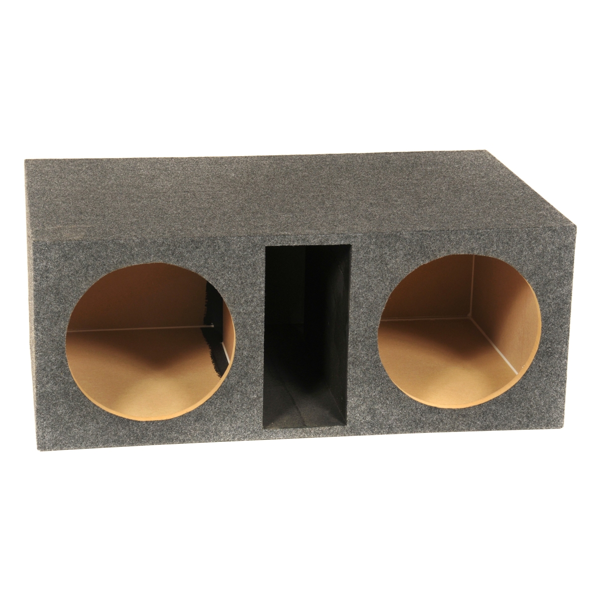 UPC 738791000021 product image for 12 in. Heavy Duty Series 2-Hole Forward-Firing Ported MDF Subwoofer Box | upcitemdb.com