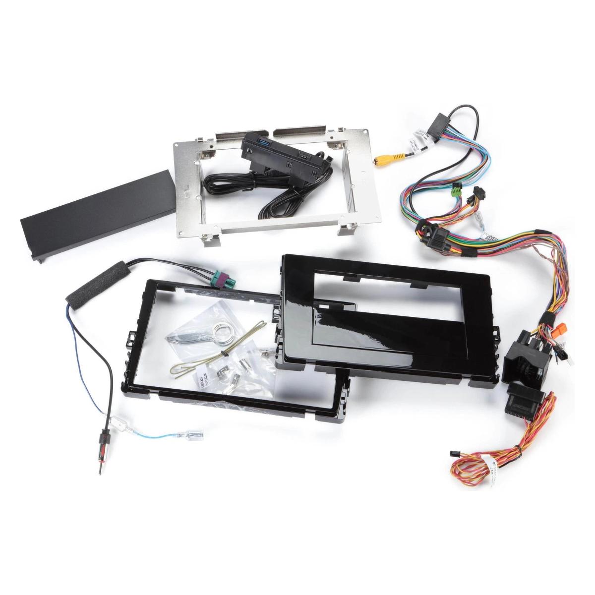KIT-VW1 Replacement Radio Dash Kit for 2017-2024 VW Vehicles, Black