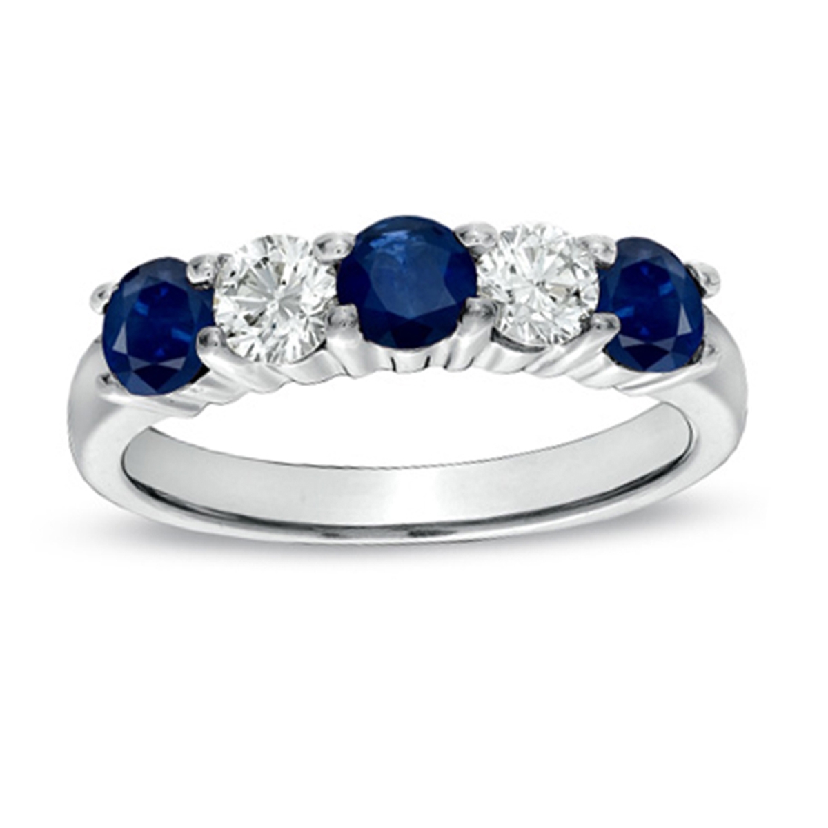 RL1200SD-6 1.26 CTTW Sapphire & Diamond Ring Set, 14K Gold - Size 6