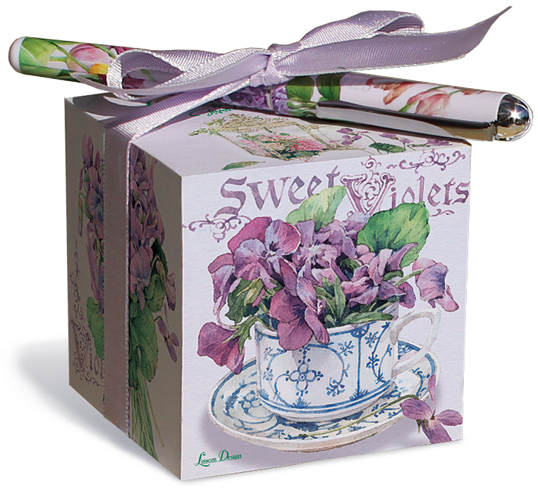 24072 Sweet Violets Paper Block Set