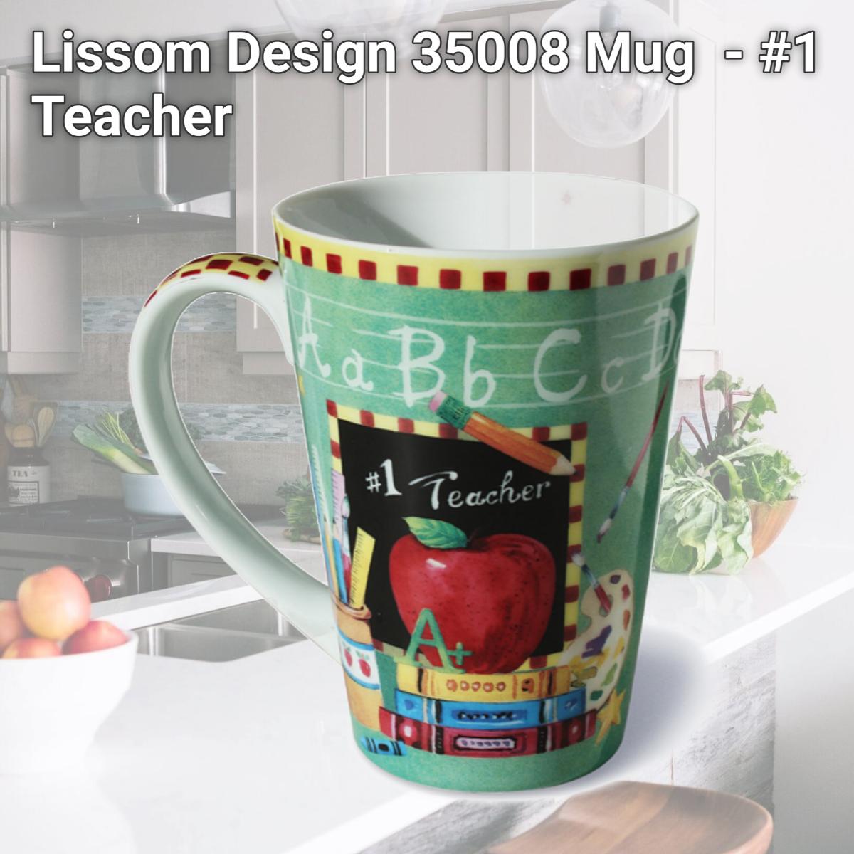 Picture of Lissom Design 35008 Mug  - #1 Teacher