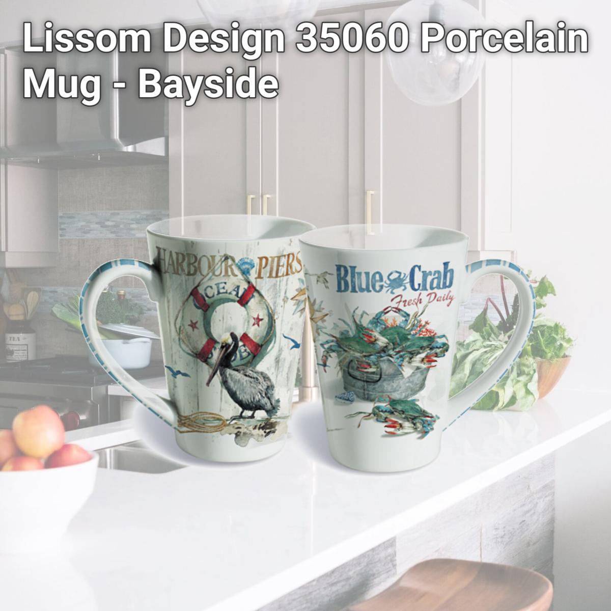 Picture of Lissom Design 35060 Porcelain Mug - Bayside