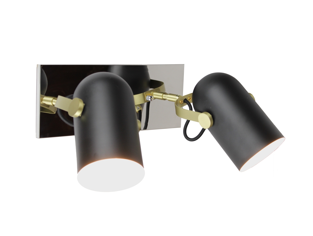 Eqitwb22 Industrial Theatrical 2 - Lights Vanity Sconce
