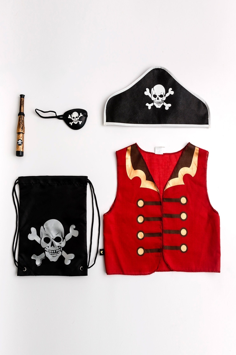 26019 Drawstring Backpack Pirate Gift Set
