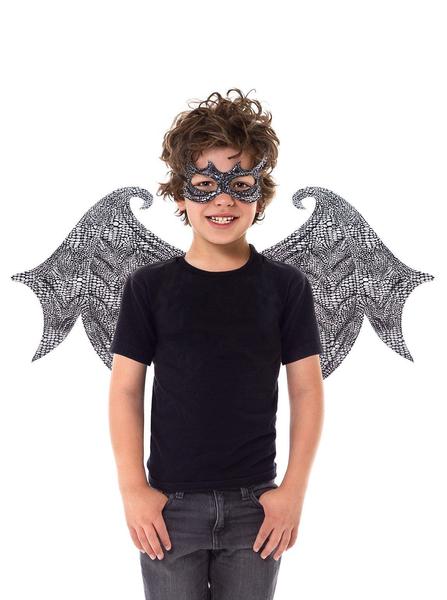 62975 Ages 2-4 Dragon Wings & Mask Set, Black