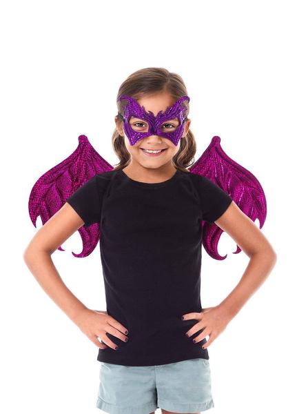 62974 Ages 3-8 Dragon Wings & Mask Set, Pink & Purple