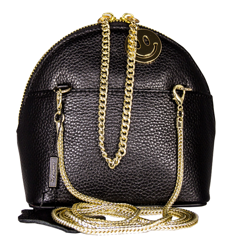 50162 Rubiana Crossbody Leather Bag - Black