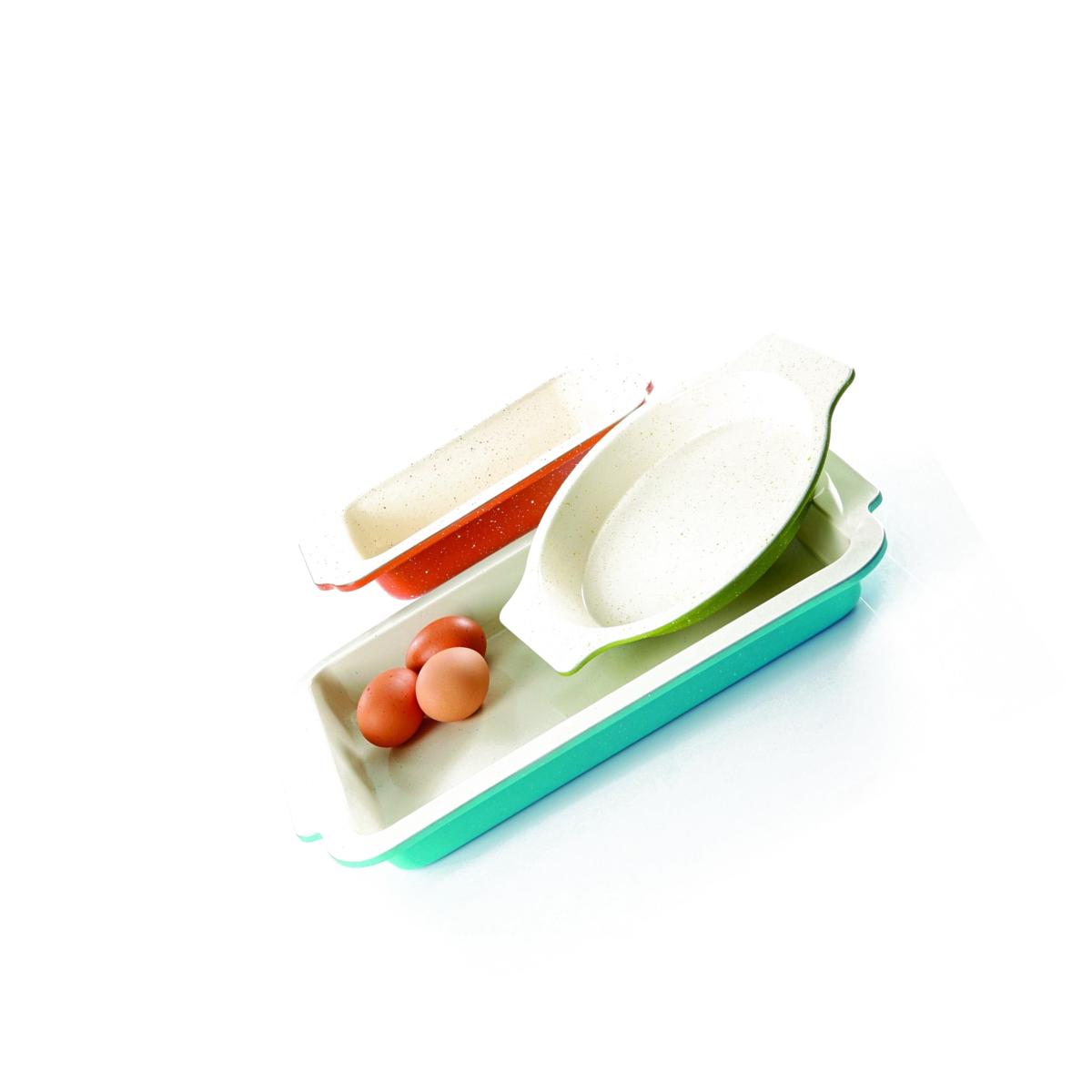 Picture of Gibson 108153.03 Ceramic Bakeware Set, 3 Piece