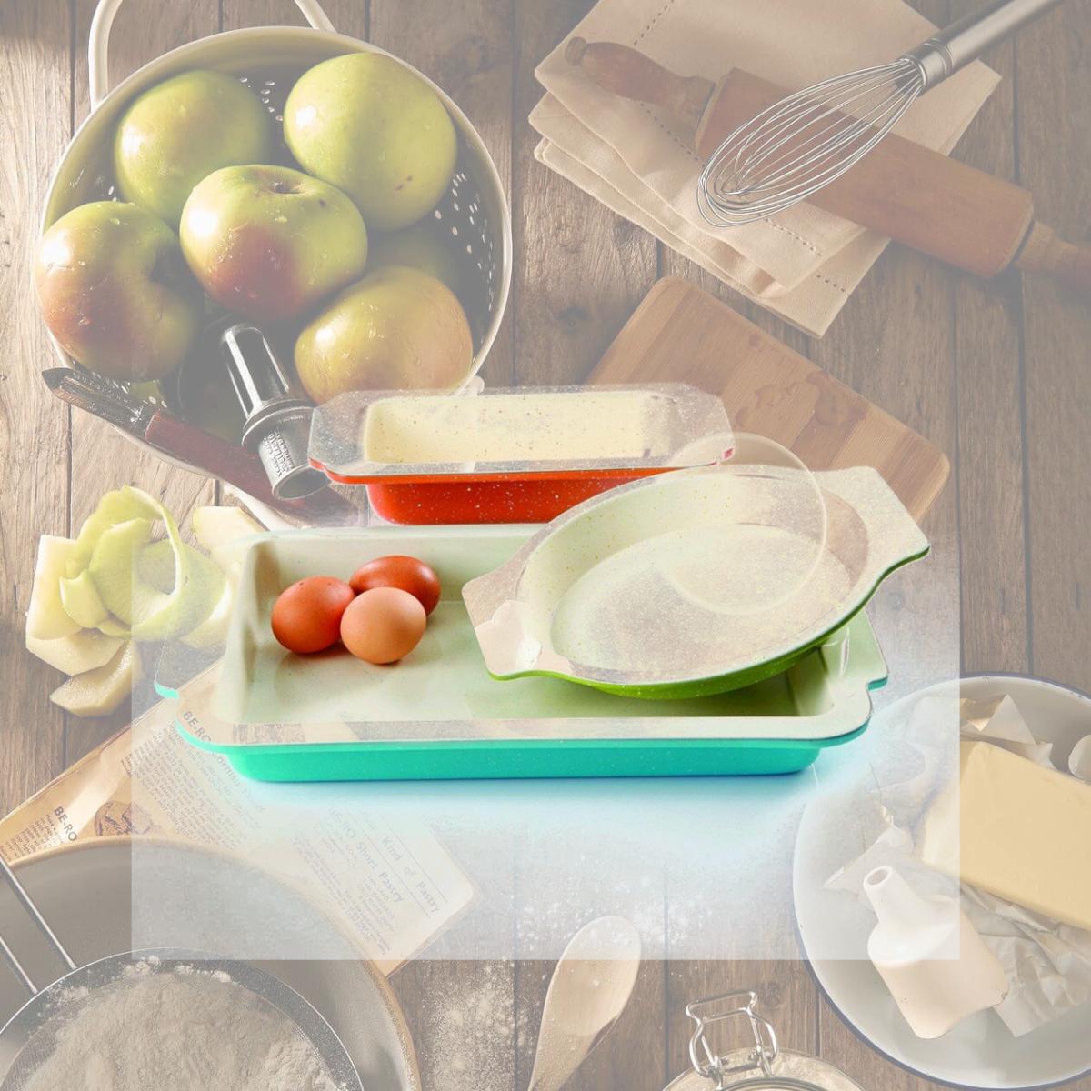 Picture of Gibson 108153.03 Ceramic Bakeware Set, 3 Piece