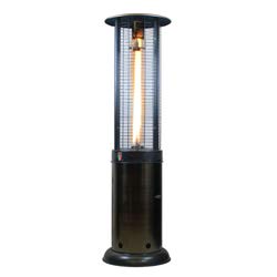 Rl7mpbl 7 Ft. Manual Ignition Opus Lite R-line Commercial Liquid Propane Flame Tower Heater - Hammered Black