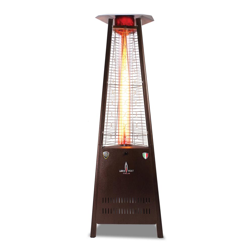 Al6mgb 6 Ft. Manual Ignition Capri A-line Commercial Natural Gas Flame Tower Heater - Heritage Bronze