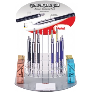 Pentel PG800-60D Mechanical Drafting Pencil Display Assortment Pentel PG800-60D Mechanical Drafting Pencil Display Assortment