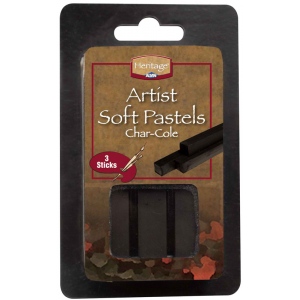 Alvin ACC3 Char-Cole Artist Soft Pastel - Pack of 3 Alvin ACC3 Char-Cole Artist Soft Pastel - Pack of 3