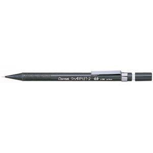 Pentel A125-A 0.5 mm Sharplet-2 Automatic Pencil Black Pentel A125-A 0.5 mm Sharplet-2 Automatic Pencil Black