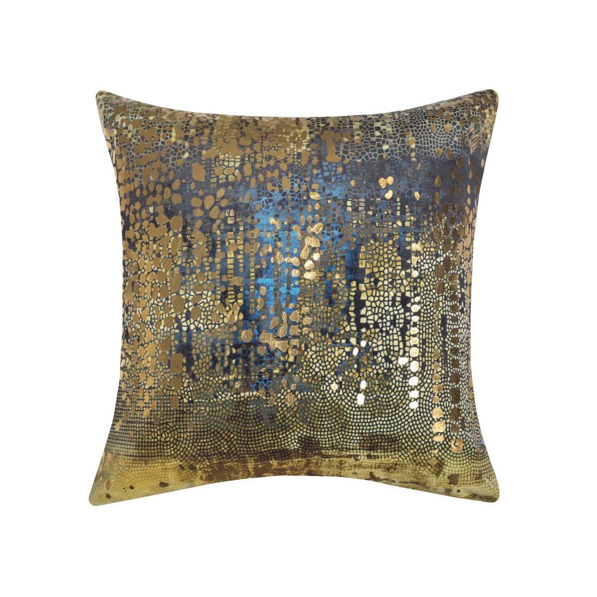 Eah057xxglmt98 20 X 20 In. Precious Metals Digital Printed Velvet Pillow Gold & Metallic