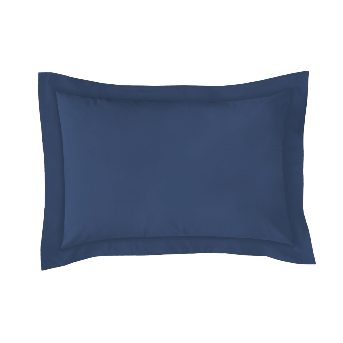 Fre201xxnavy07 Poplin Tailored Pillow Sham Navy - Standard
