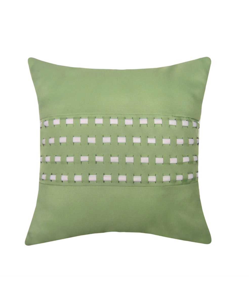 Eah022xxlime95 17 X 17 In. Woven Cord Outdoor Pillow, Lime