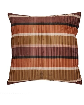 Eah087ml6541d7 19 X 19 In. Jazzy Stripes Satin Decorative Pillow, Dark Red