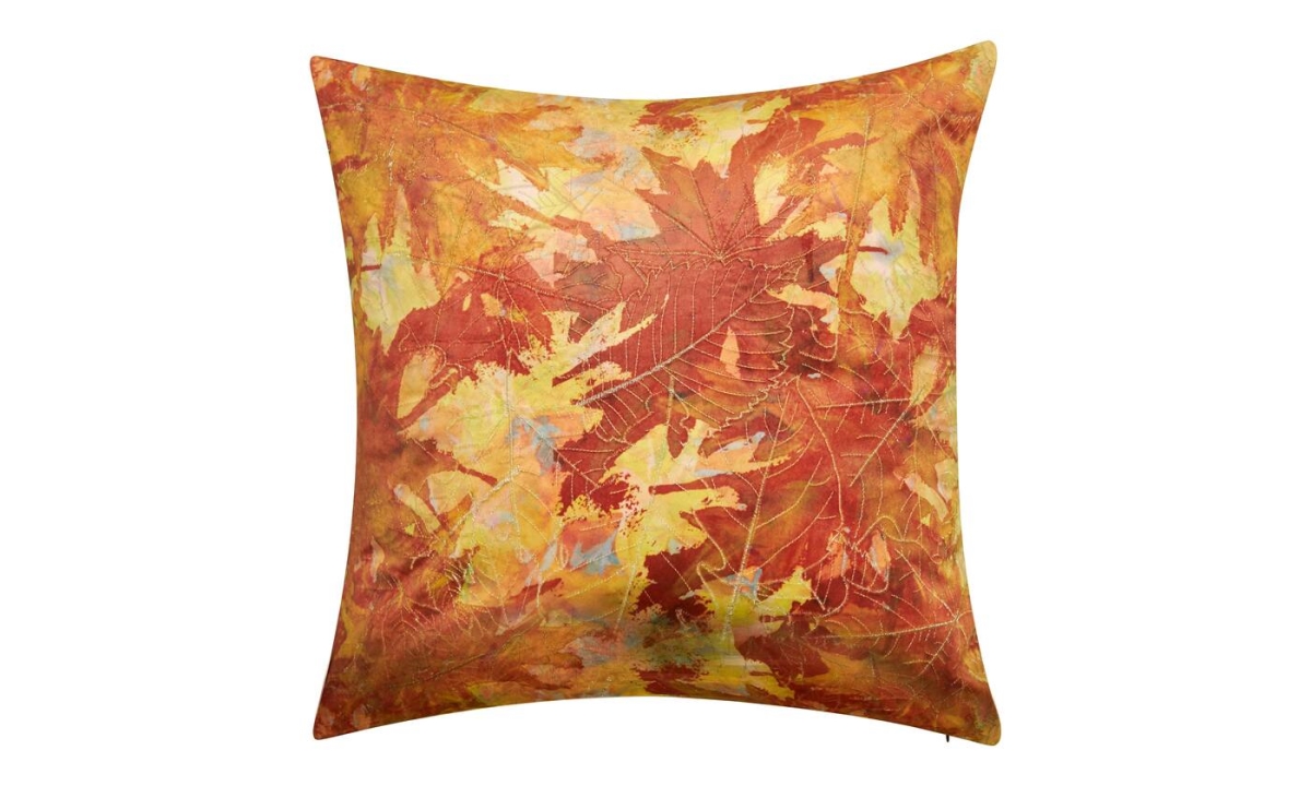 Eah087rs654098 Printed Leaf Decorative Throw Pillow