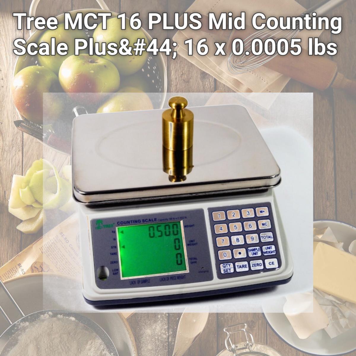 Picture of Tree MCT 16 PLUS Mid Counting Scale Plus, 16 x 0.0005 lbs