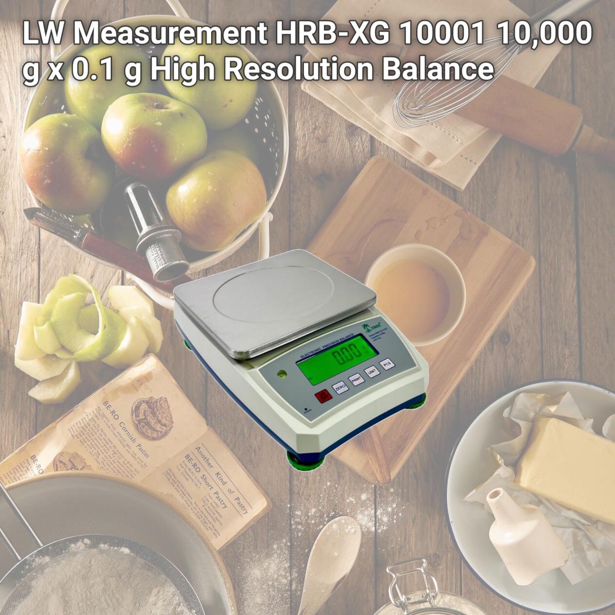 Picture of LW Measurement HRB-XG 10001 10,000 g x 0.1 g High Resolution Balance